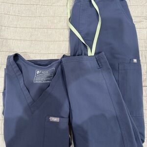 FIGS Medium Scrub Top and Kade Cargo Pants